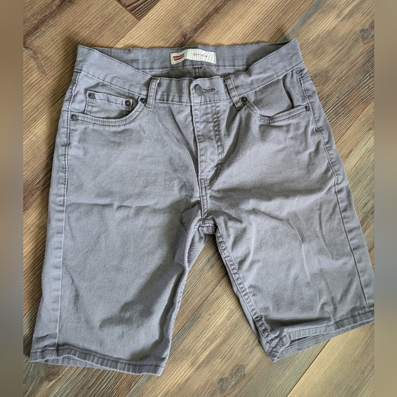 Gray Levi Strauss 511 Slim Denim Shorts 18 Reg 29W Mens Boys - Picture 1 of 12